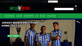 What Soccerdemexico.com website looked like in 2023 (This year)