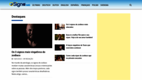What Signo.net.br website looked like in 2023 (This year)