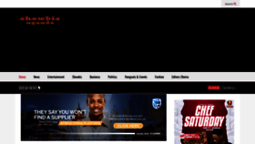What Showbizuganda.com website looked like in 2023 (This year)