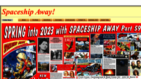 What Spaceshipaway.org.uk website looked like in 2023 (This year)