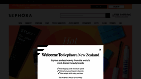 What Sephora.nz website looked like in 2023 (This year)