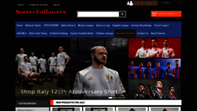 What Soccerfollowers.org website looked like in 2023 (This year)