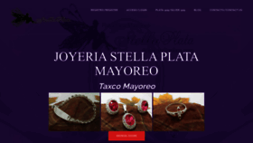 What Stellaplata.com website looked like in 2023 (This year)