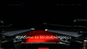 What Stratoenergetics.com website looked like in 2023 (This year)