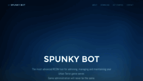 What Spunkybot.de website looked like in 2023 (This year)