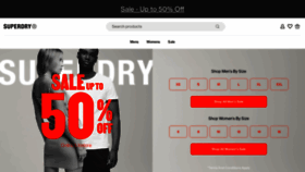 What Superdrystore.com website looked like in 2023 (This year)
