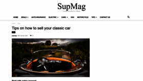 What Supmag.com website looked like in 2023 (This year)