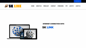 What Sklinkbd.net website looked like in 2023 (This year)