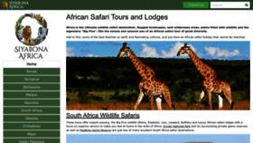 What Safari.co.za website looked like in 2023 (2 years ago)