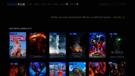 What Sadisflix.io website looked like in 2023 (2 years ago)