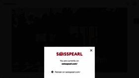 What Swisspearl.com website looked like in 2023 (This year)