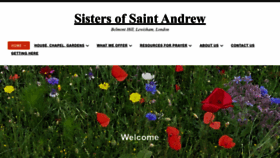 What Sisters-of-st-andrew.com website looked like in 2023 (This year)