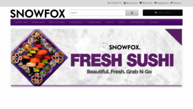 What Snowfoxchef.com website looked like in 2023 (This year)