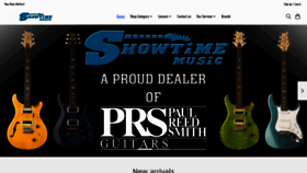 What Showtimemusiconline.com website looked like in 2023 (This year)