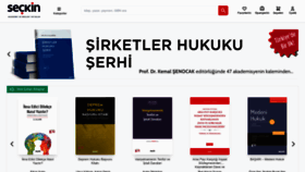 What Seckin.com.tr website looked like in 2023 (2 years ago)