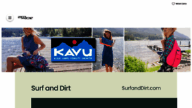 What Surfanddirt.com website looked like in 2023 (This year)