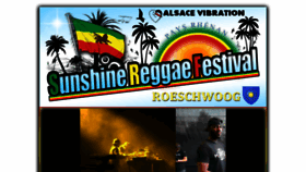 What Sunshinereggaefestival.com website looked like in 2023 (This year)