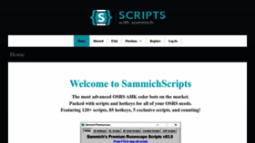 What Sammichscripts.com website looked like in 2023 (This year)