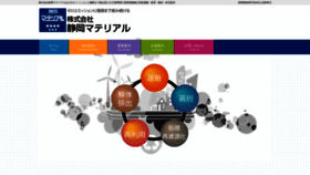 What Shizuoka-material.com website looked like in 2023 (This year)