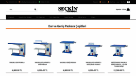 What Seckinutumarket.com website looked like in 2023 (This year)