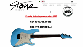 What Stoneguitarcompany.com website looked like in 2023 (This year)