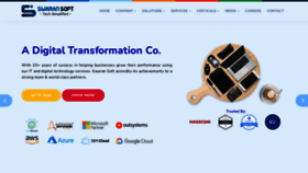 What Swaransoft.com website looked like in 2023 (This year)