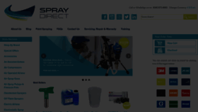 What Spraydirect.co.uk website looked like in 2023 (This year)