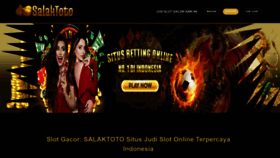What Salaktotosite2.com website looked like in 2023 (This year)