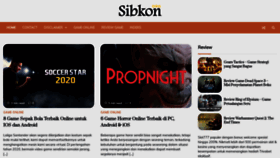 What Sibkon.org website looked like in 2023 (This year)