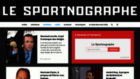 What Sportnographe.com website looked like in 2023 (This year)
