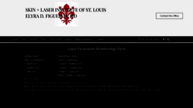 What Skinlaserstl.com website looked like in 2023 (This year)