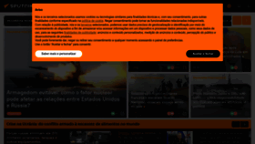 What Sputniknewsbr.com.br website looked like in 2023 (This year)