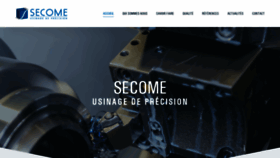 What Secome.com website looked like in 2023 (This year)