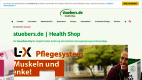 What Stuebers.de website looked like in 2023 (This year)