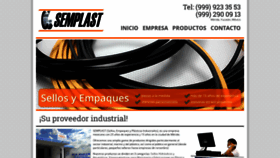 What Semplast.com.mx website looked like in 2023 (This year)