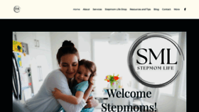 What Stepmomlife.com website looked like in 2023 (This year)