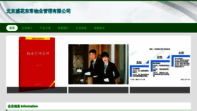 What Shenghuadongchang.com website looked like in 2023 (This year)