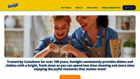 What Sunlightdish.com website looked like in 2023 (This year)