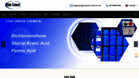 What Stargrace-chemical.com website looked like in 2023 (This year)