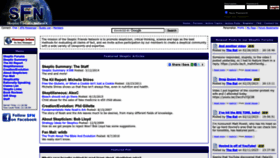 What Skepticfriends.org website looked like in 2023 (This year)