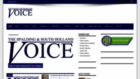 What Spaldingvoice.co.uk website looked like in 2023 (This year)