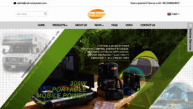 What Szdsolarpower.com website looked like in 2023 (This year)