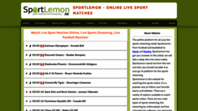 What Sportlemon.info website looked like in 2023 (This year)