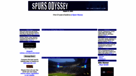 What Spursodyssey.com website looked like in 2023 (This year)
