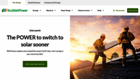 What Scottishpower.co.uk website looked like in 2023 (This year)