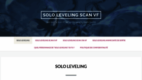 What Sololevelingscan.com website looked like in 2023 (This year)