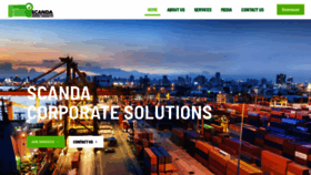 What Scandasolutions.com website looked like in 2023 (2 years ago)