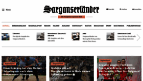 What Sarganserlaender.ch website looked like in 2023 (This year)
