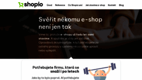 What Shopio.cz website looked like in 2023 (This year)
