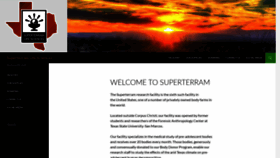 What Superterram.org website looked like in 2023 (This year)